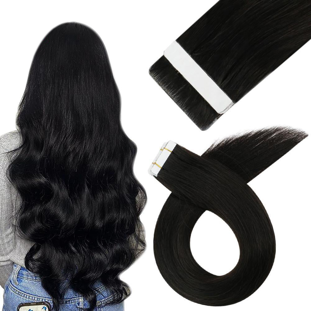 Injection Tape in Hair extensions Invisible Seamless 100  display picture 1