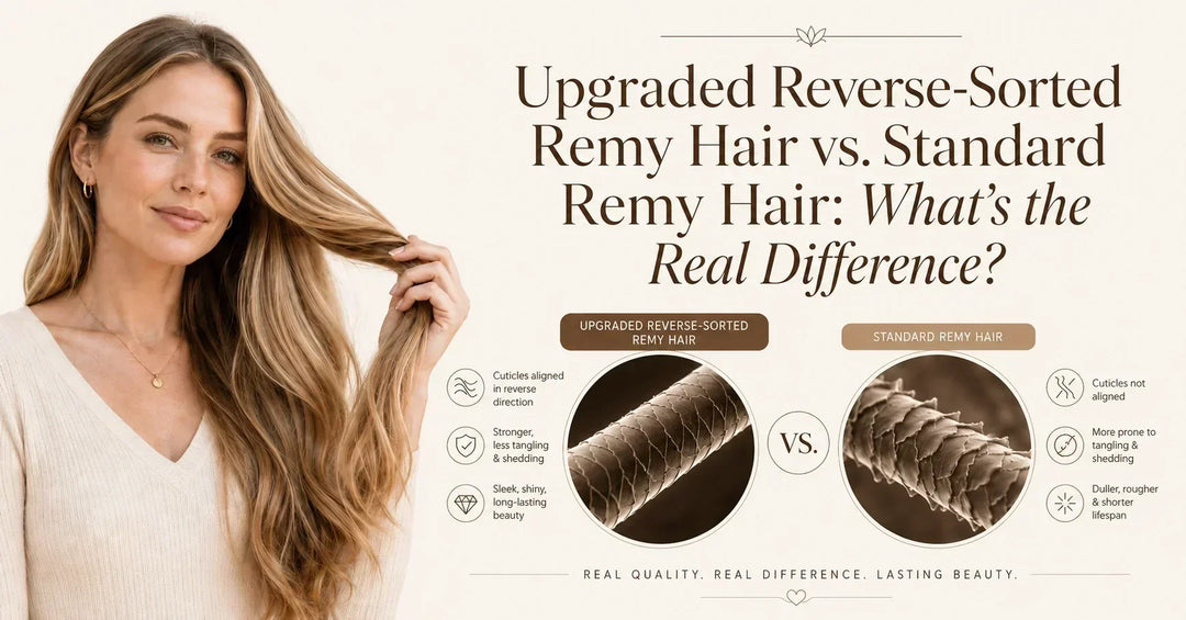 Upgraded Reverse-Sorted Remy Hair vs. Standard Remy Hair: What’s the Real Difference?
