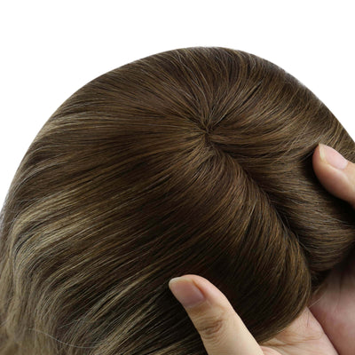 hair topper crown and front hairline