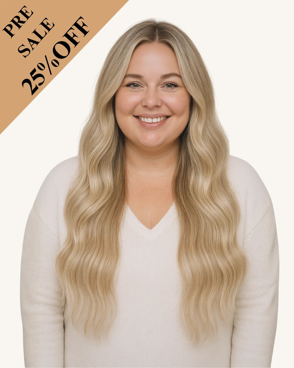 [Pre Sale] Ultra Volume Seamless Clip-In Hair Extensions Highlight Blonde #P16/22