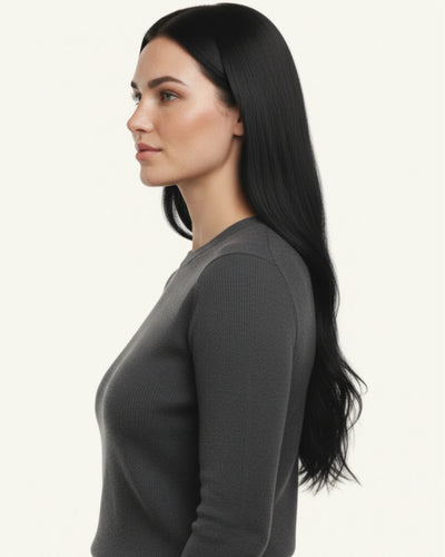 [Pre Sale] PU Genius Seamless Clip in Off Black #1B 7Pcs 14-24In 135G/150G