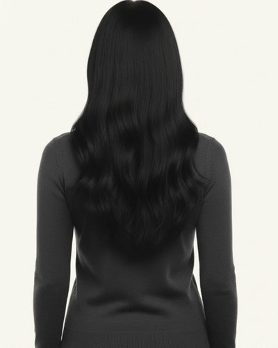 [Pre Sale] PU Genius Seamless Clip in Off Black #1B 7Pcs 14-24In 135G/150G