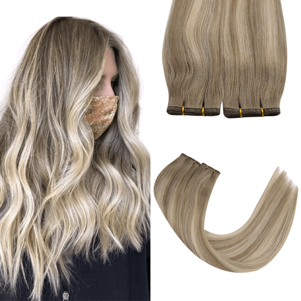 human weave hair weft extensions bundles really soft