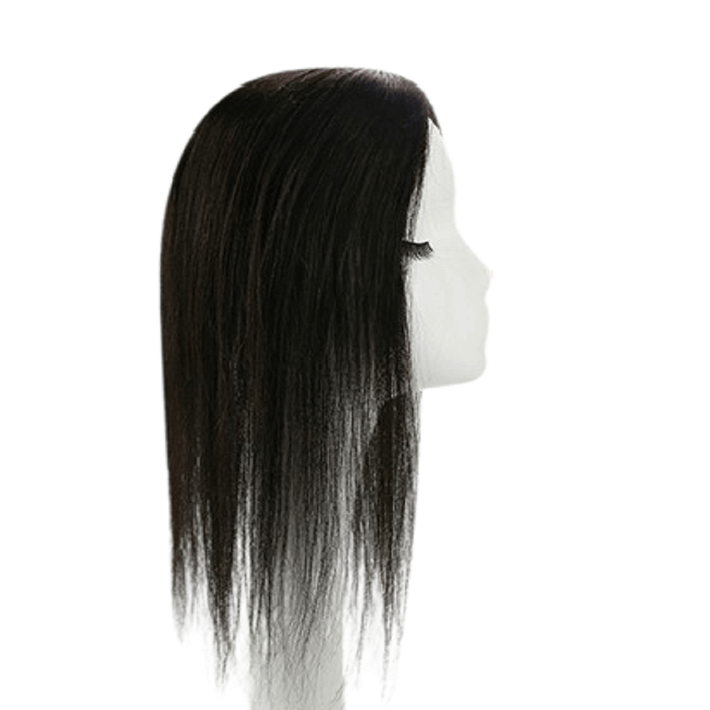 [Promotion] Vivien Mono Base Real Human Hair Topper Off Black #1B