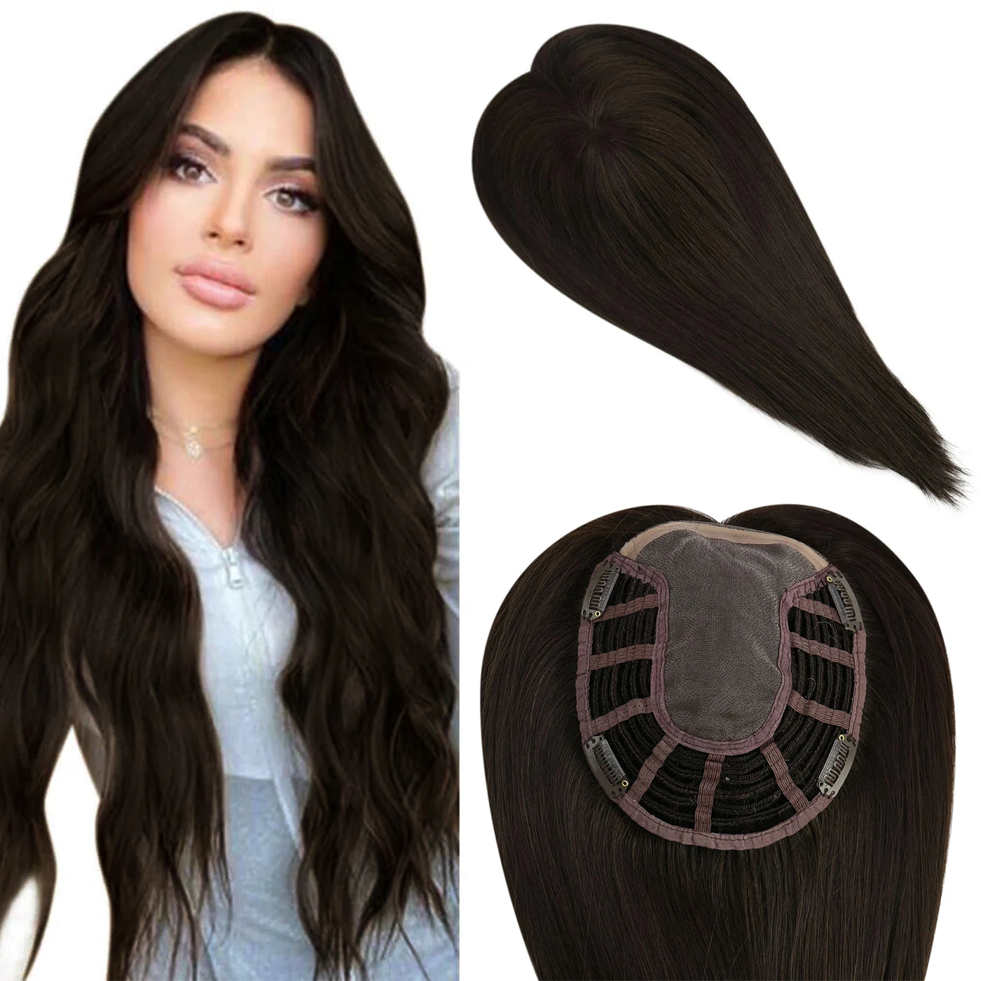 human hair piece for women thinning hair