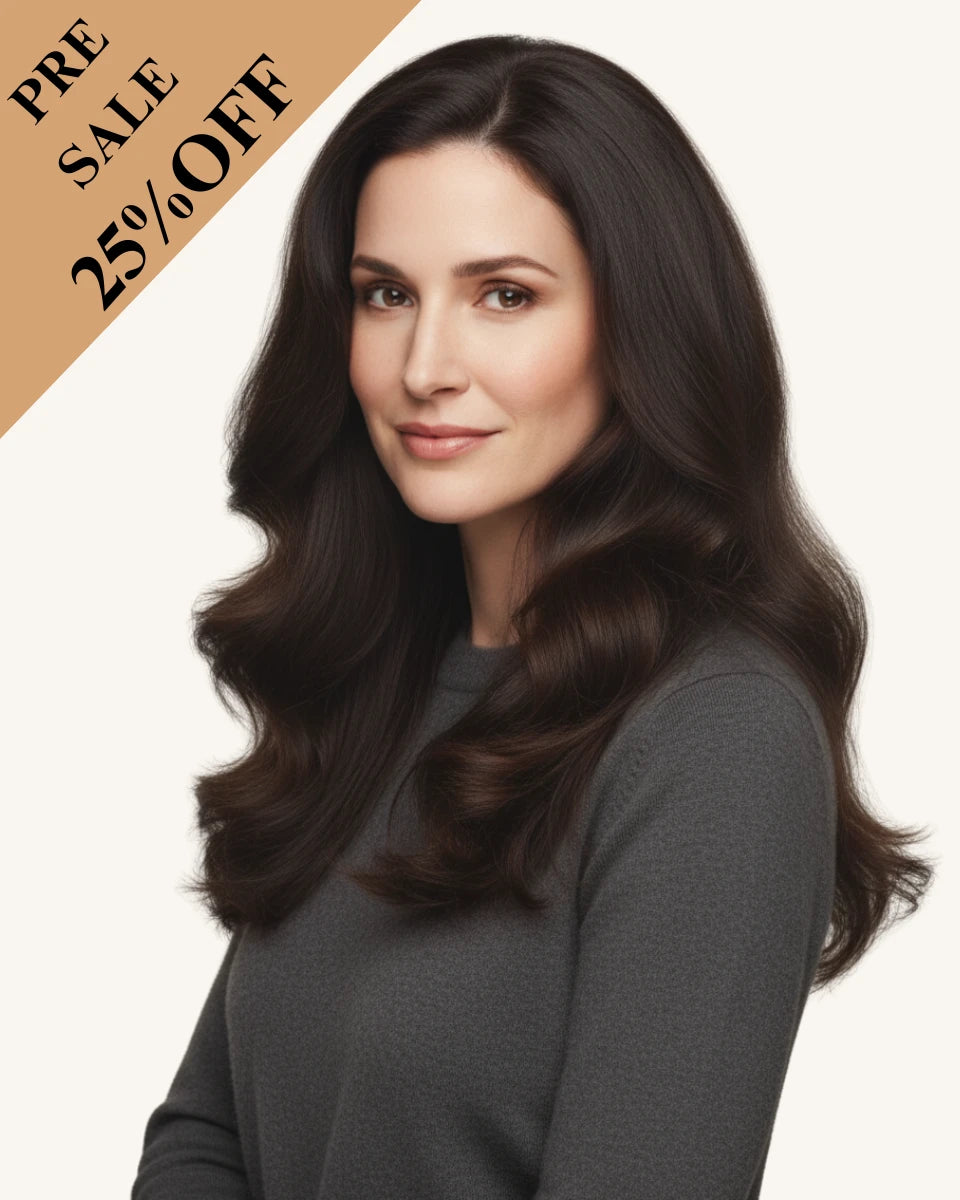 [Pre Sale] PU Genius Seamless Clip in Brown #4 7Pcs 14-24In 135G/150G