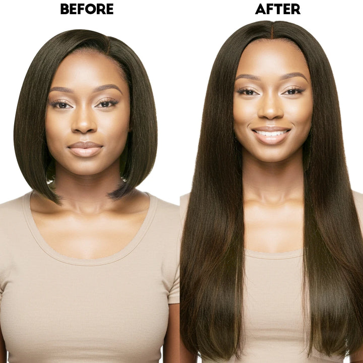 hair extensions before and after seamless hair extensions