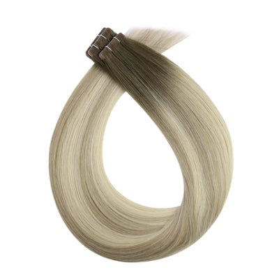 [BUY 2 GET 1]Tape in Hair Extensions Seamless Injection Tape In Hair Balayage Hair #4/7/80