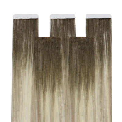 [BUY 2 GET 1]Tape in Hair Extensions Seamless Injection Tape In Hair Balayage Hair #4/7/80