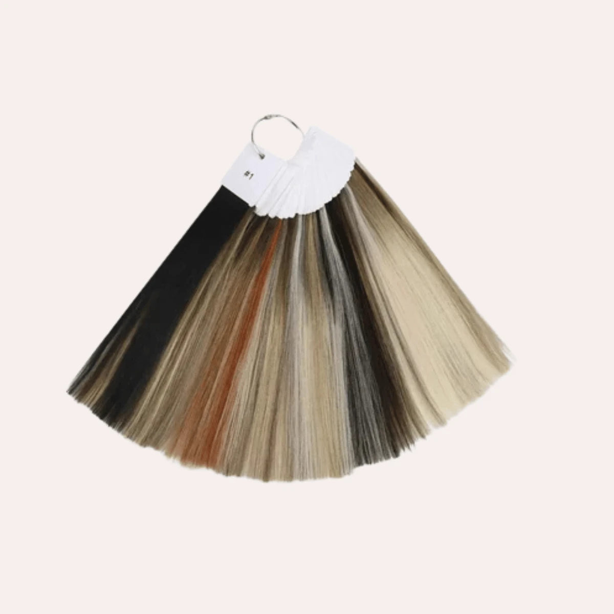 Vivien Beauty Sample 100% Virgin Human Hair Color Rings For Salon Hair Chart