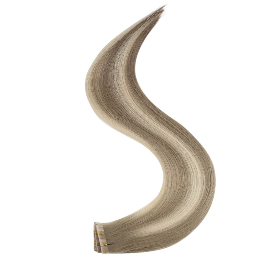 real hair tape in extensions
