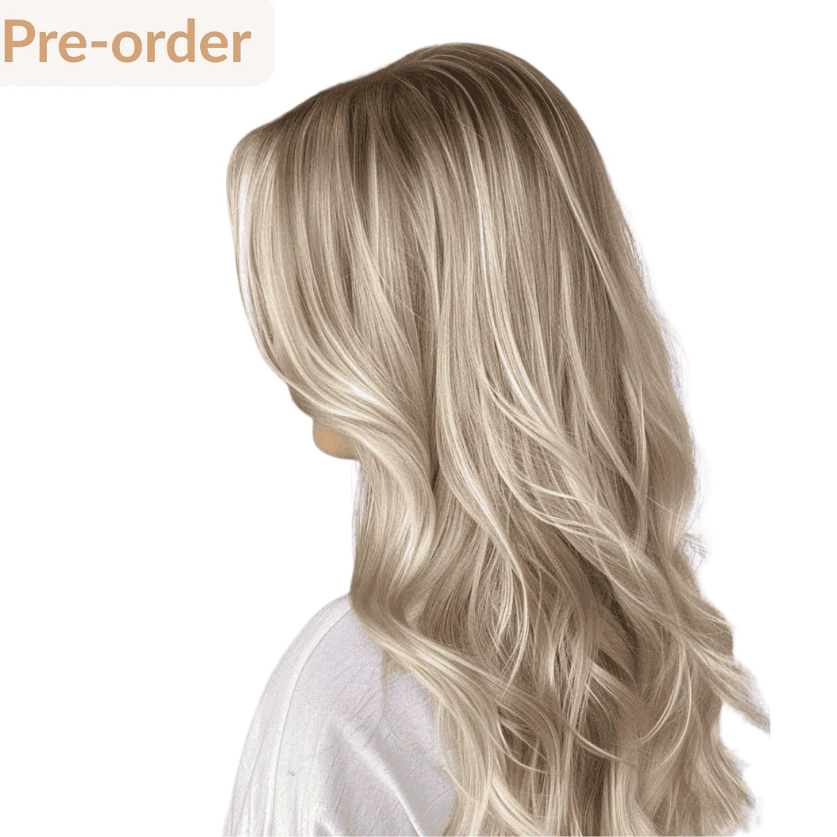 [Pre Sale] Virgin Weft Hair Extension Invisible Butterfly Weft With Hole Balayage #8/8/613
