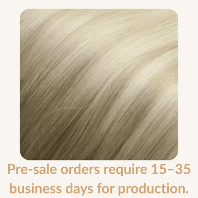 [Pre Sale] Virgin Weft Hair Extension Invisible Butterfly Weft With Hole Balayage #8/8/613