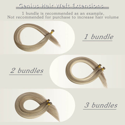 genius hair weft extensions hair volume comparison