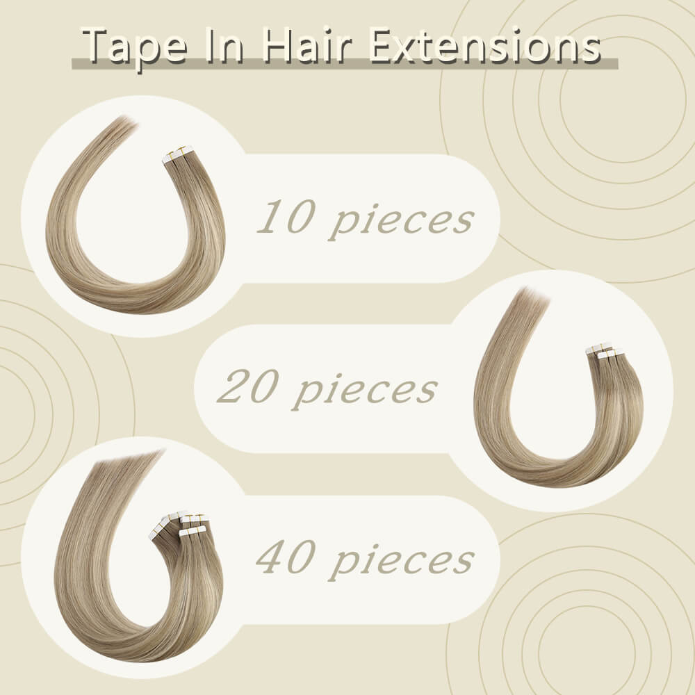 tape in hair volume comparison