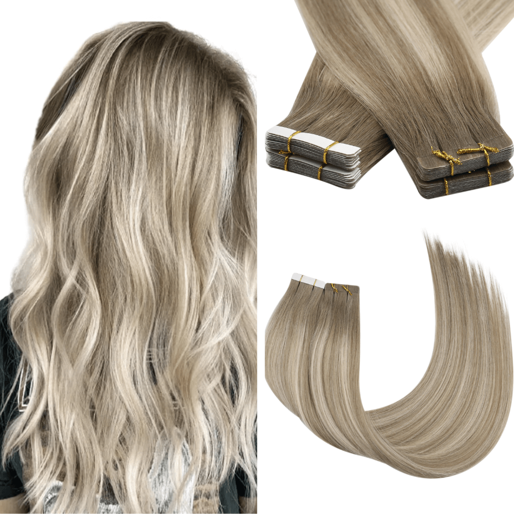 virgin natural tape shine and soft hair extensions
