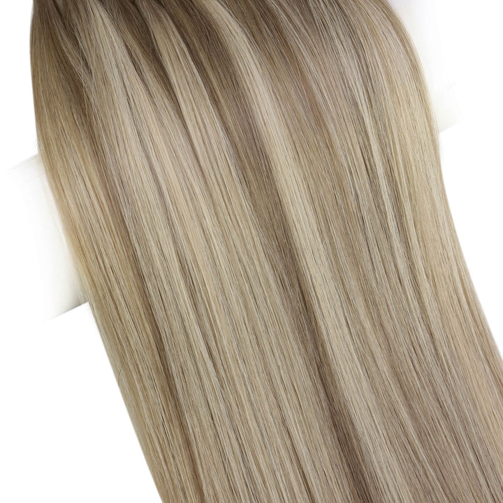 hand tied hair extensions human natural hair