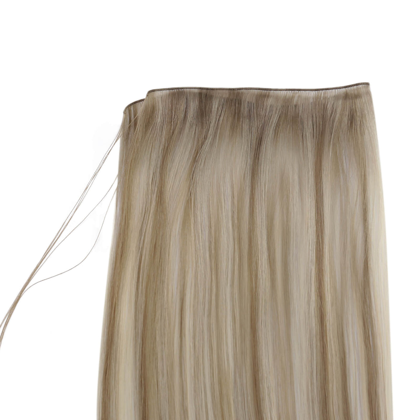 Virgin+ Hand-tied Hair Real Human Balaygae Hair Weft Extensions #8/8/613