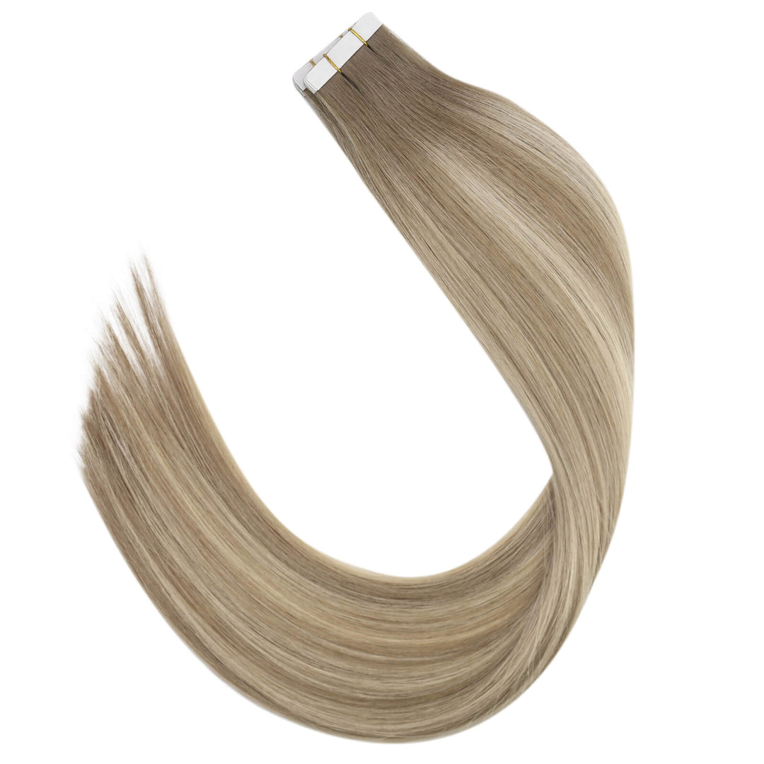 virgin natural tape natural human hair extensions