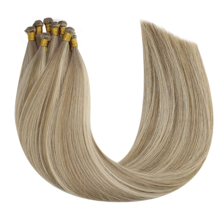 human hair weft virgin extensions sew in