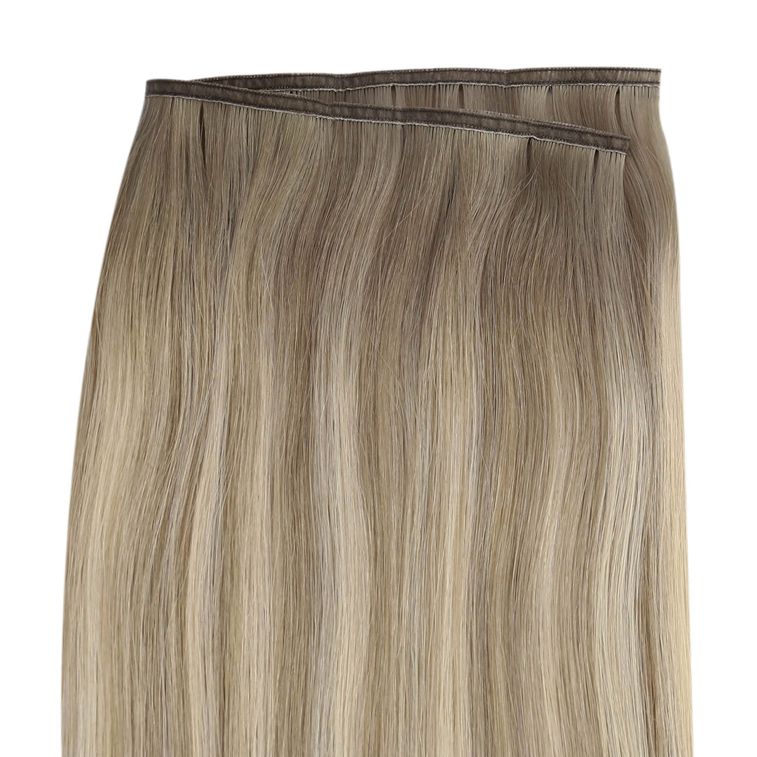 virgin hair weft human hair bundles extensions blonde