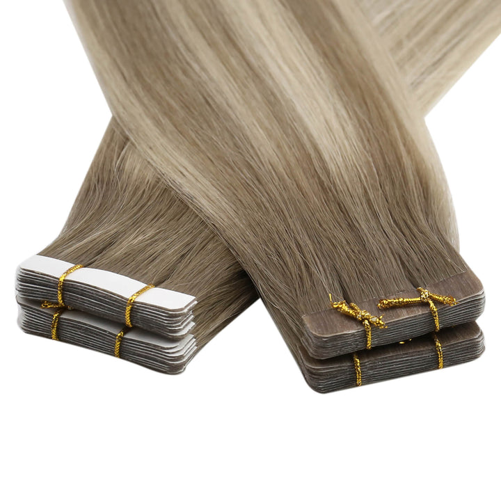 seamless tape in hair extensions- 100% real humanhair