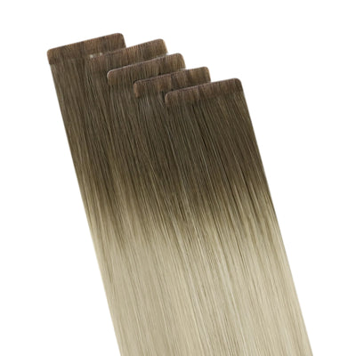 [BUY 2 GET 1]Tape in Hair Extensions Seamless Injection Tape In Hair Balayage Hair #9A/10/800