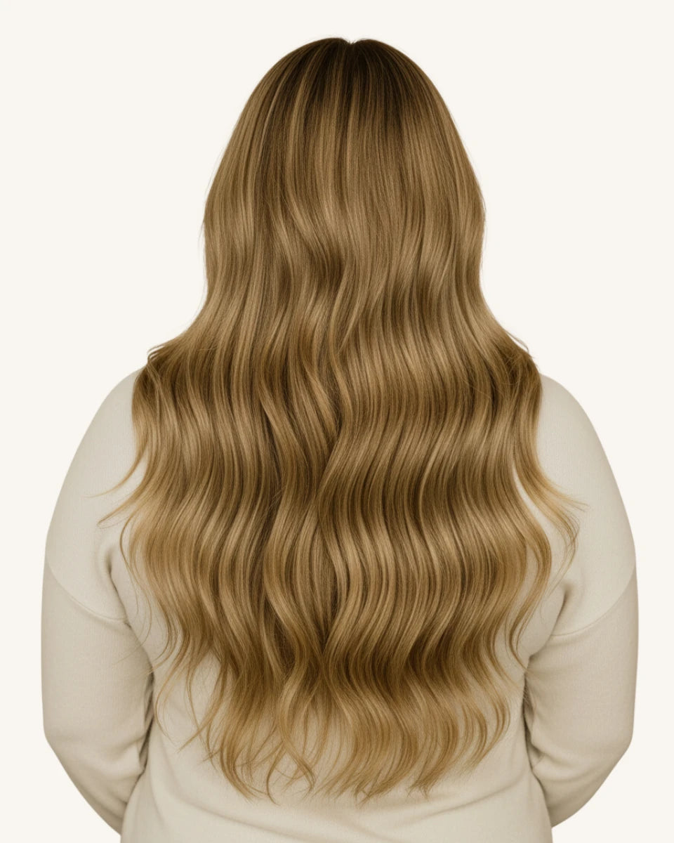 natural thick clip in hair extensions