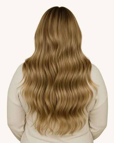 natural thick clip in hair extensions