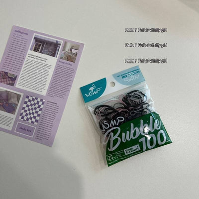 vibrant hair ties
colored mini hair bands
fashion hair elastics
