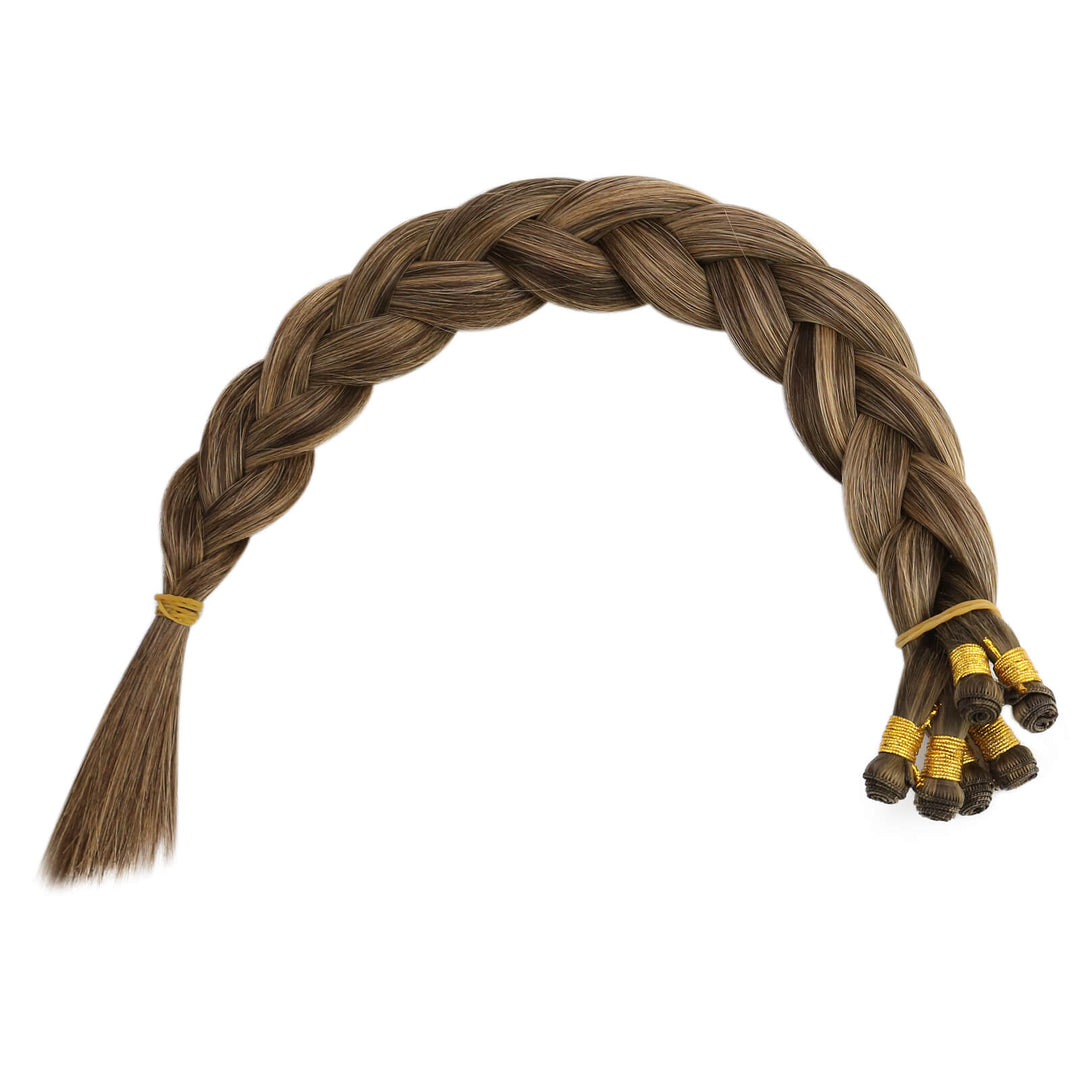 balayage hair extensions sew in