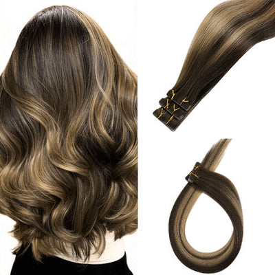 invisible tape in hair extensions human hair