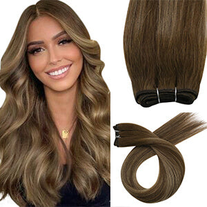 virgin hair weft silky straight