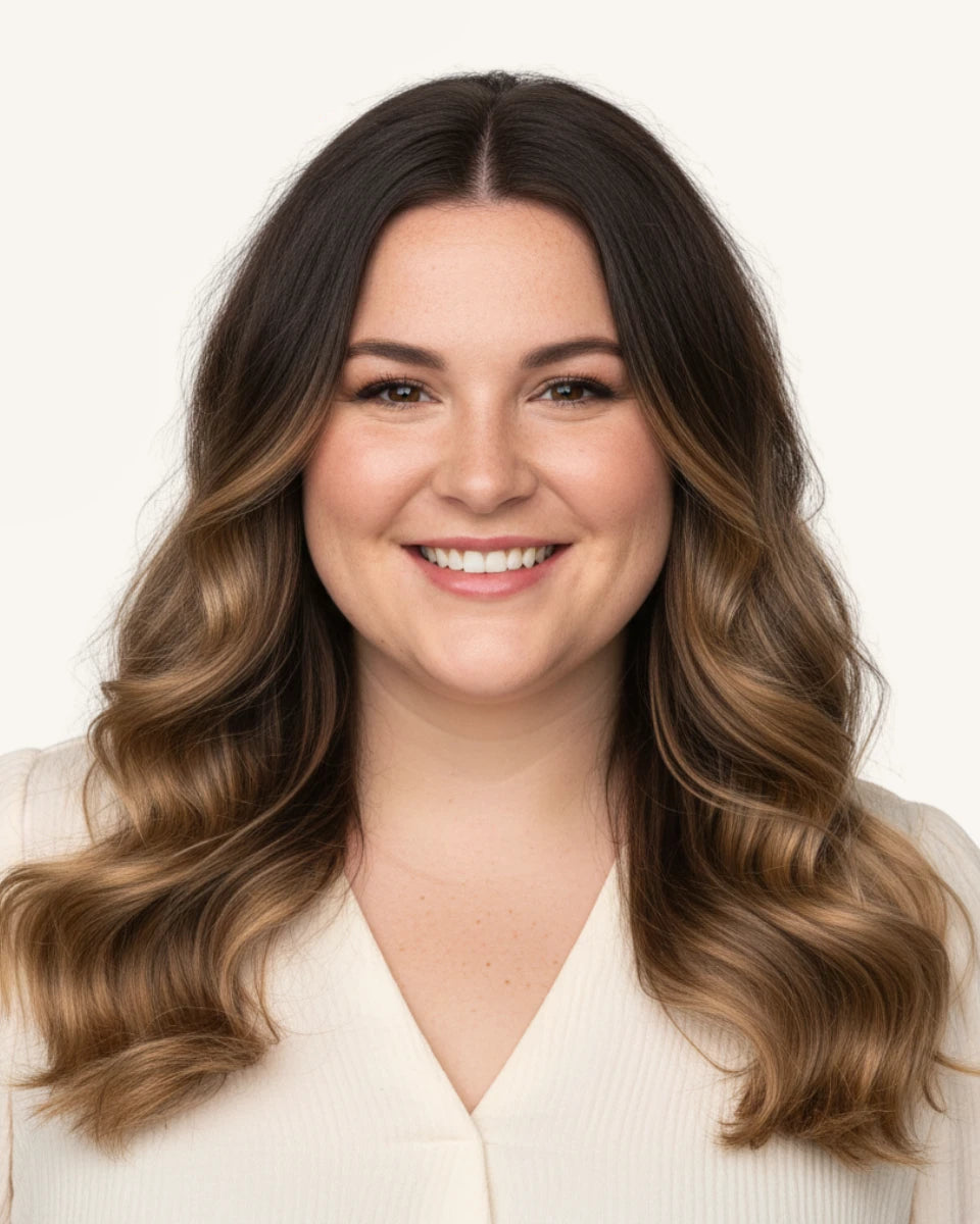 Remy human hair clip in extensions