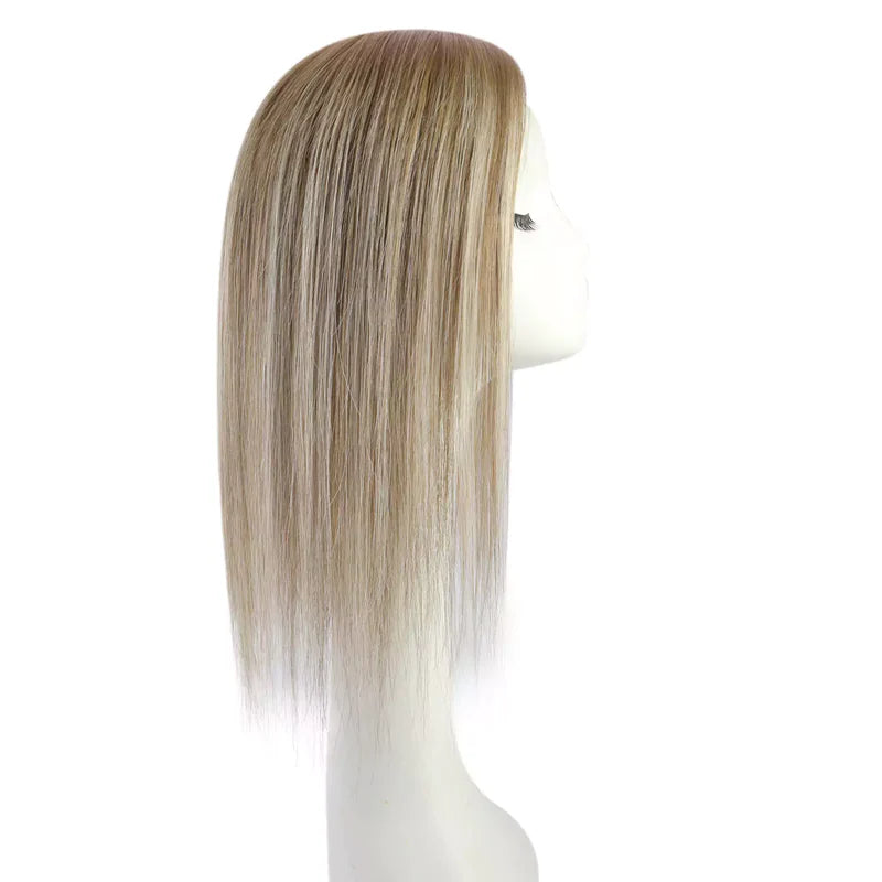 Special occasion virgin fishnet hair topper