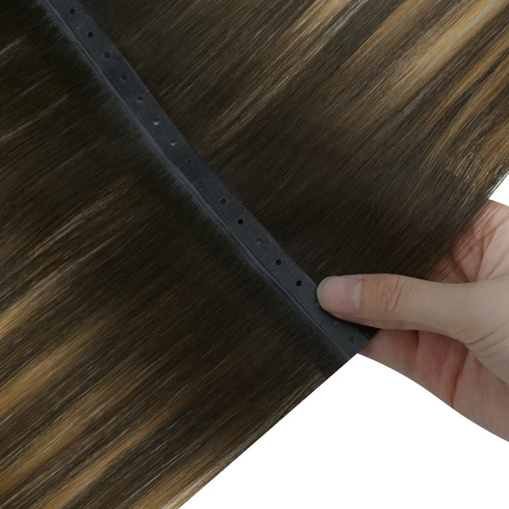 balayage-brown-with-blonde-human-hair-extensions