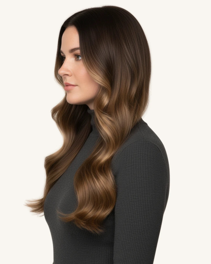 Lift your hair with added volume from Clip-In Extensions.