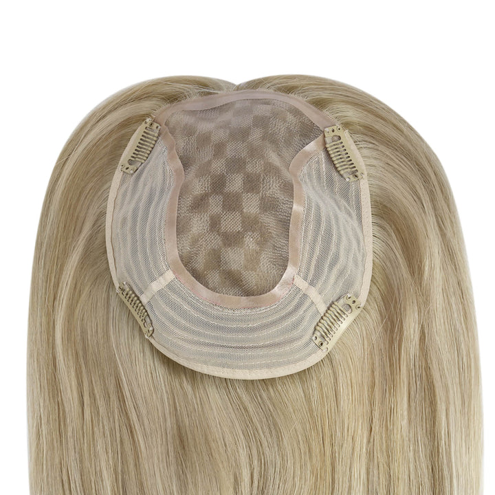 human hair topper-Comfortable Hair Patch for Women