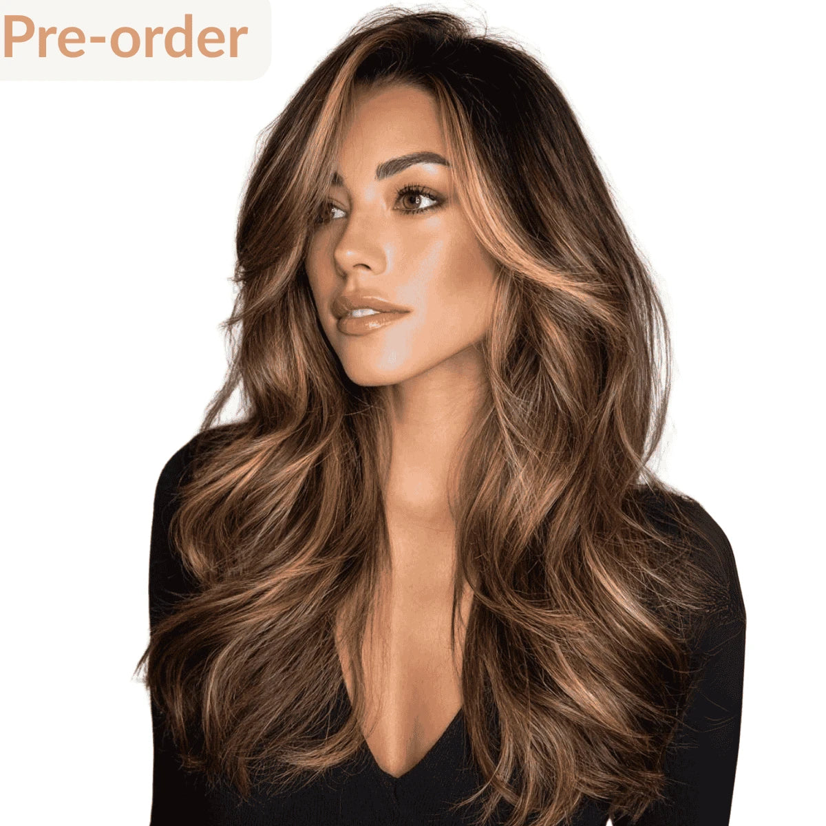 Balayage Brown Hair Extensions – Premium Human Hair Weft