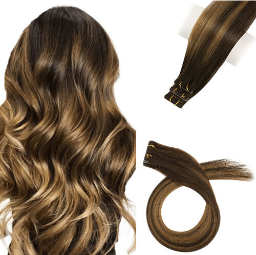 invisible tape in hair extensions human hair