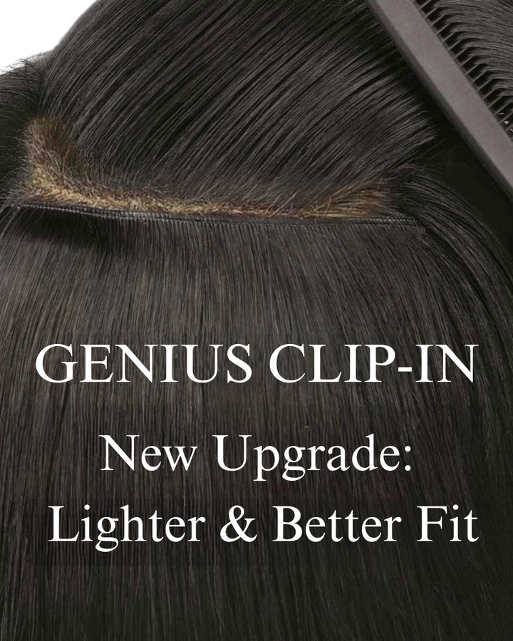 Invisible Clip-In Extensions for Soft, Voluminous Hair
