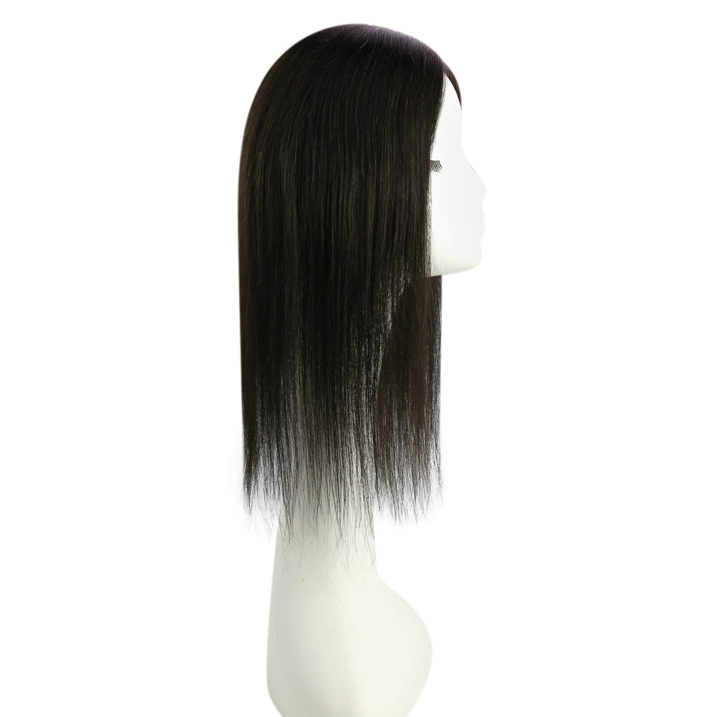 remy hair topper black hair  human hair