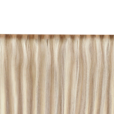 virgin blonde hair weft Human Hair Butterfly Weft Extensions for Fine Hair