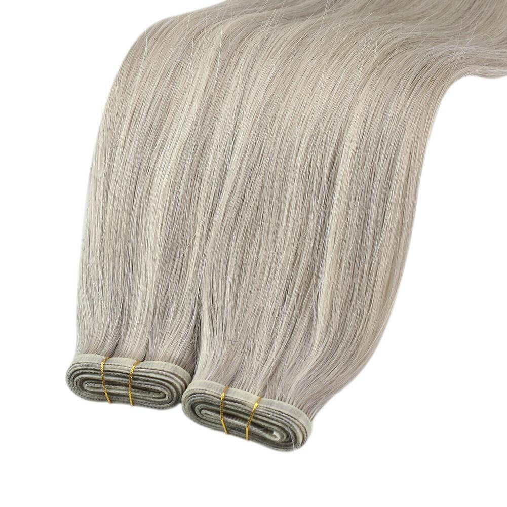 weft hair extensions human virgin hair sew in