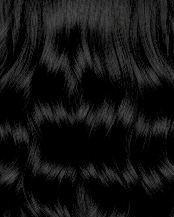 Solid Black Hair
