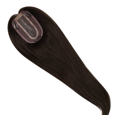 virgin medium hair toppers darkest brown hair