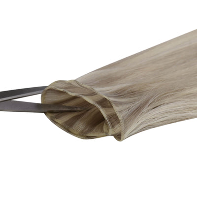 human hair bundles highlight blonde-hair-weft