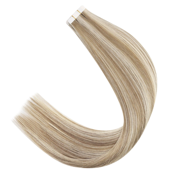 tape in hair blonde color for women