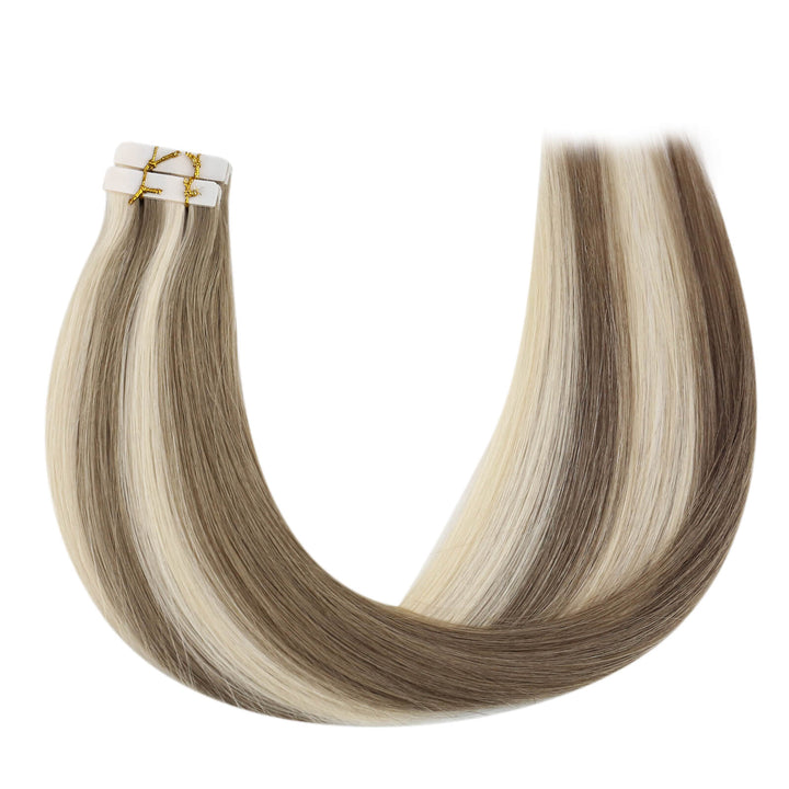 invisible tape in hair extensions human hair