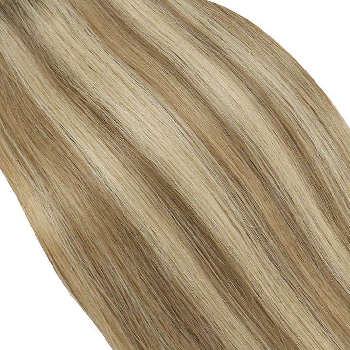 butterfly weft human hair blonde